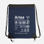 Aries Label-None-Drawstring-Bag-DrMonekers