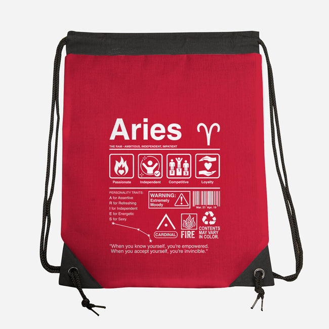 Aries Label-None-Drawstring-Bag-DrMonekers