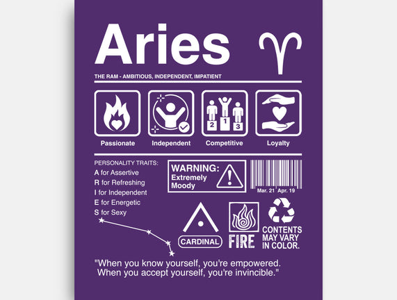Aries Label