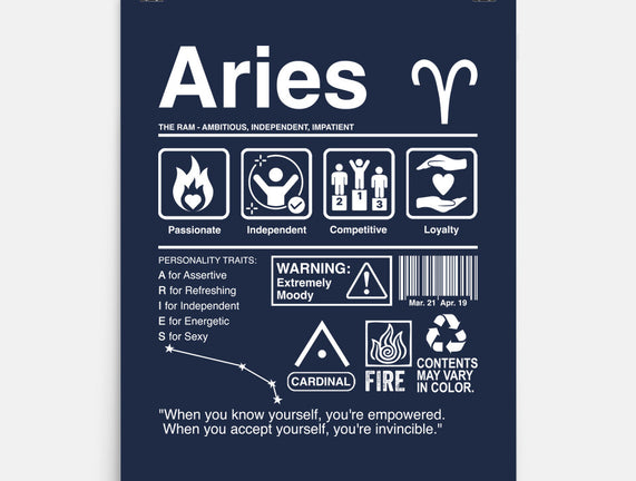 Aries Label