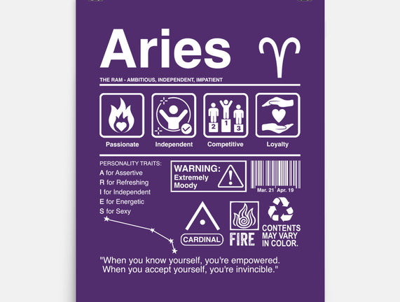 Aries Label