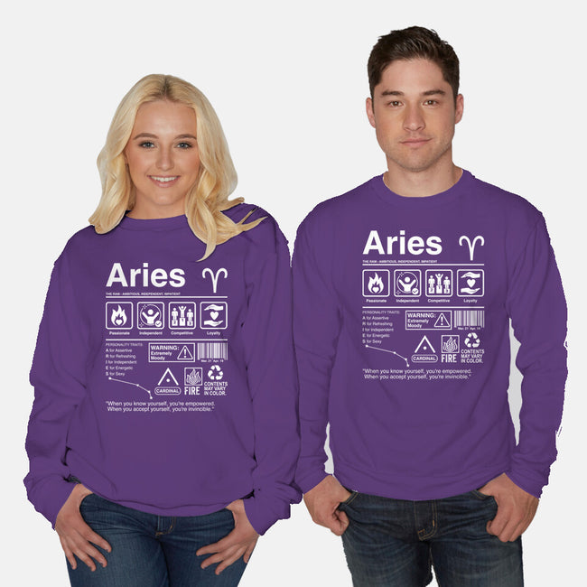 Aries Label-Unisex-Crew Neck-Sweatshirt-DrMonekers