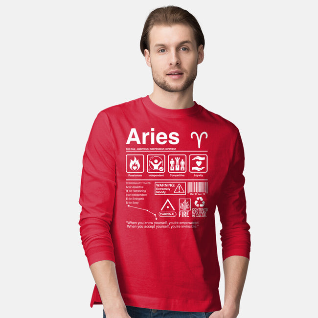 Aries Label-Mens-Long Sleeved-Tee-DrMonekers