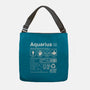 Aquarius Label-None-Adjustable Tote-Bag-DrMonekers