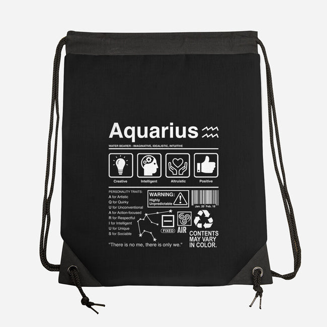 Aquarius Label-None-Drawstring-Bag-DrMonekers