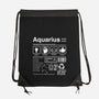 Aquarius Label-None-Drawstring-Bag-DrMonekers