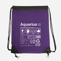 Aquarius Label-None-Drawstring-Bag-DrMonekers