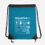 Aquarius Label-None-Drawstring-Bag-DrMonekers