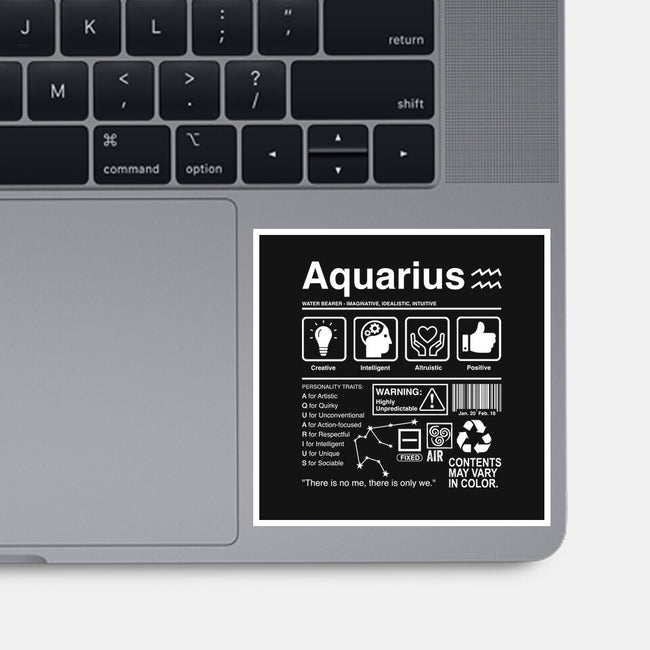Aquarius Label-None-Glossy-Sticker-DrMonekers