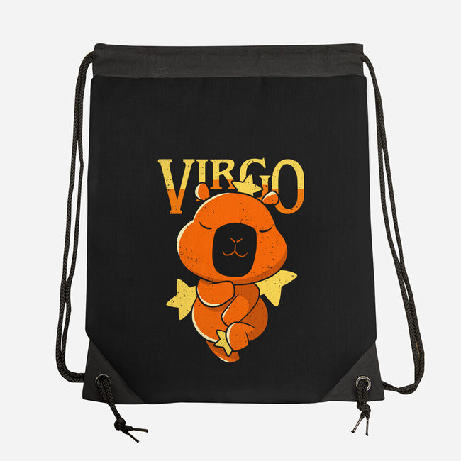 Capybara Virgo-None-Drawstring-Bag-mmandy