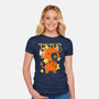 Capybara Taurus-Womens-Fitted-Tee-mmandy