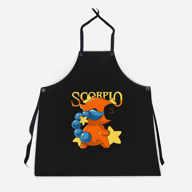 Capybara Scorpio-Unisex-Kitchen-Apron-mmandy