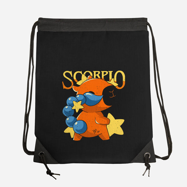 Capybara Scorpio-None-Drawstring-Bag-mmandy
