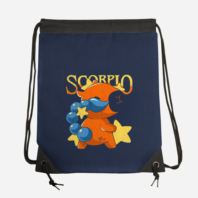 Capybara Scorpio-None-Drawstring-Bag-mmandy