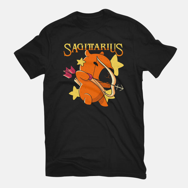 Capybara Sagittarius-Womens-Basic-Tee-mmandy