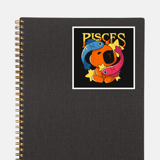 Capybara Pisces-None-Glossy-Sticker-mmandy