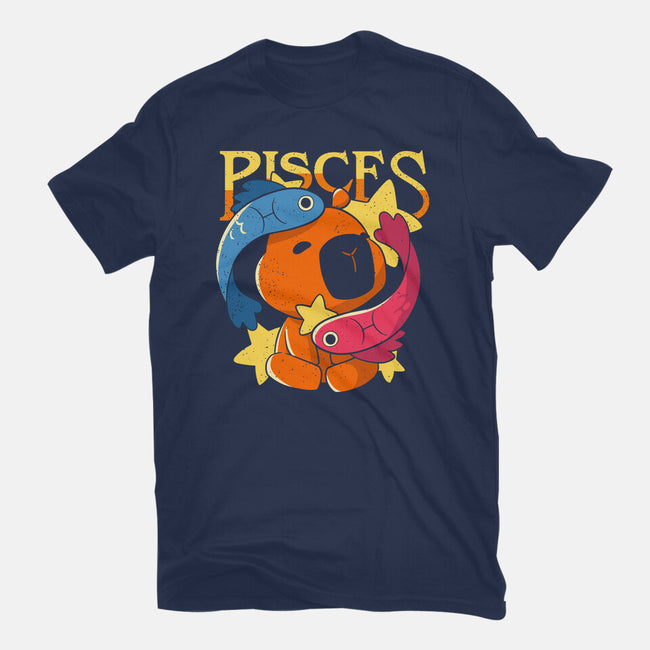 Capybara Pisces-Mens-Heavyweight-Tee-mmandy