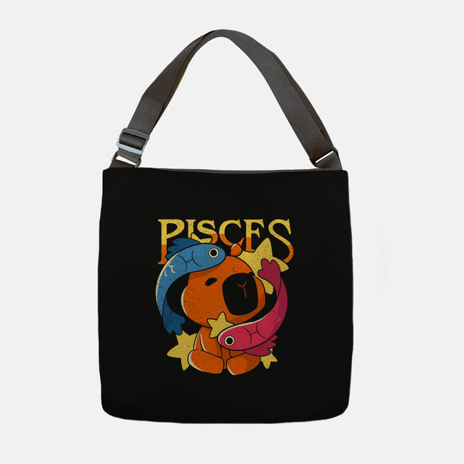 Capybara Pisces-None-Adjustable Tote-Bag-mmandy