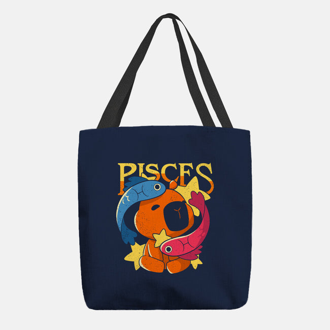 Capybara Pisces-None-Basic Tote-Bag-mmandy