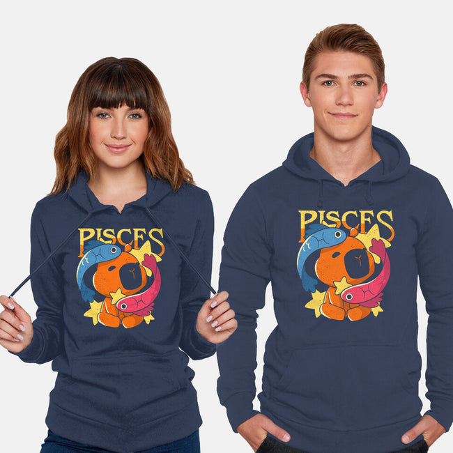 Capybara Pisces-Unisex-Pullover-Sweatshirt-mmandy