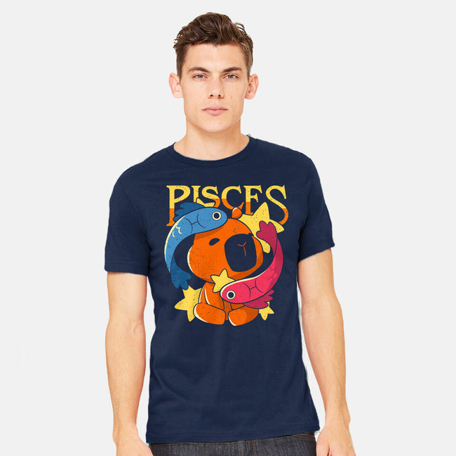 Capybara Pisces-Mens-Heavyweight-Tee-mmandy