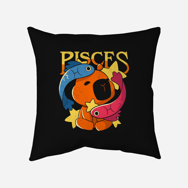 Capybara Pisces-None-Removable Cover w Insert-Throw Pillow-mmandy