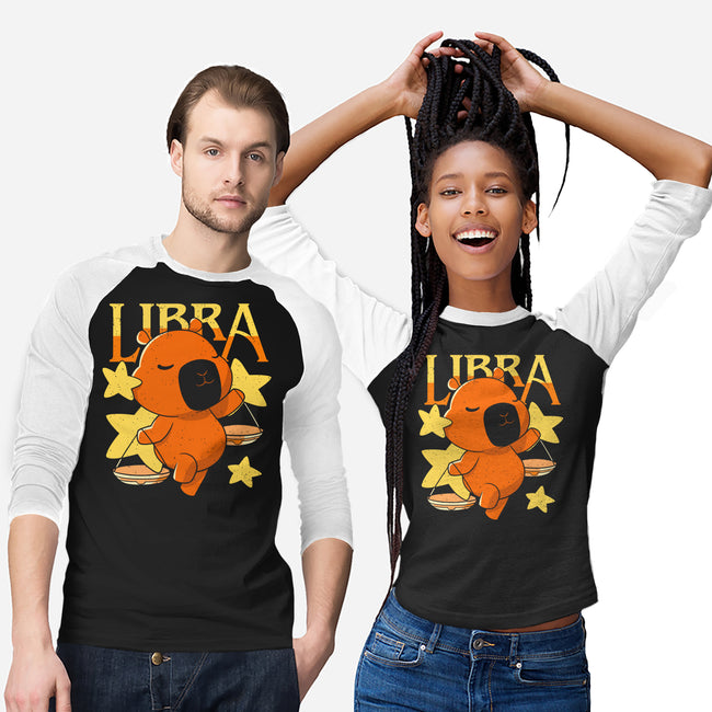 Capybara Libra-Unisex-Baseball-Tee-mmandy