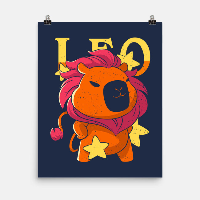 Capybara Leo-None-Matte-Poster-mmandy
