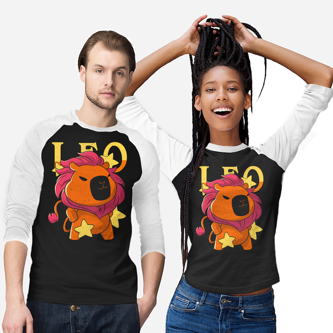 Capybara Leo-Unisex-Baseball-Tee-mmandy