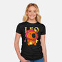 Capybara Leo-Womens-Fitted-Tee-mmandy