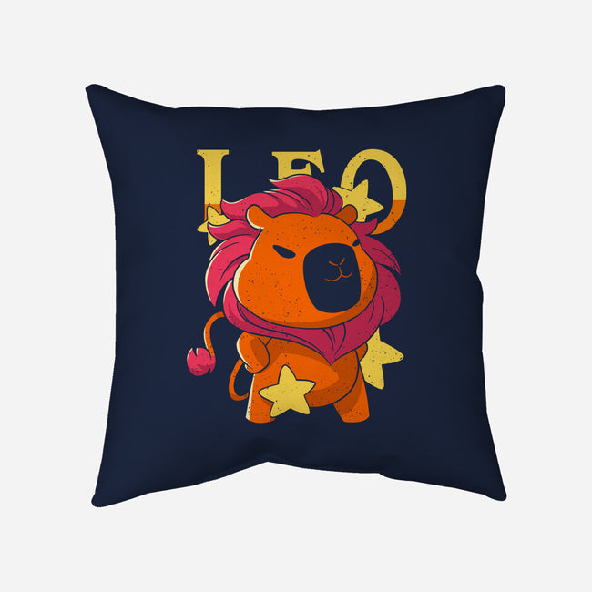 Capybara Leo-None-Removable Cover w Insert-Throw Pillow-mmandy