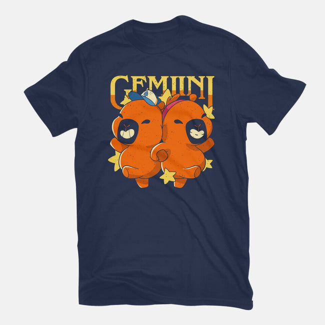 Capybara Gemini-Mens-Heavyweight-Tee-mmandy