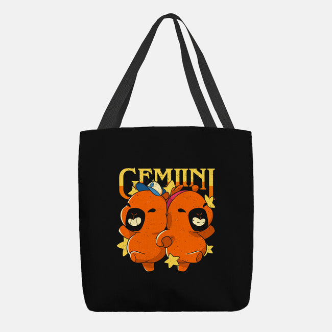 Capybara Gemini-None-Basic Tote-Bag-mmandy