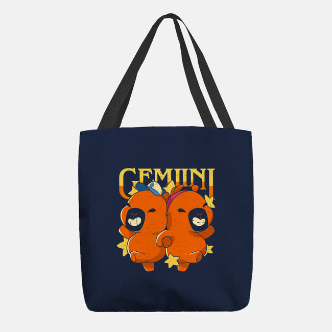 Capybara Gemini-None-Basic Tote-Bag-mmandy