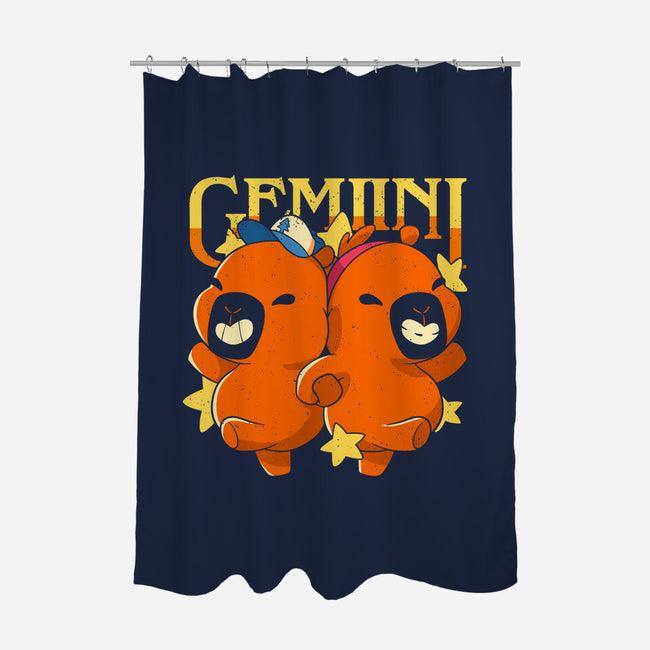 Capybara Gemini-None-Polyester-Shower Curtain-mmandy