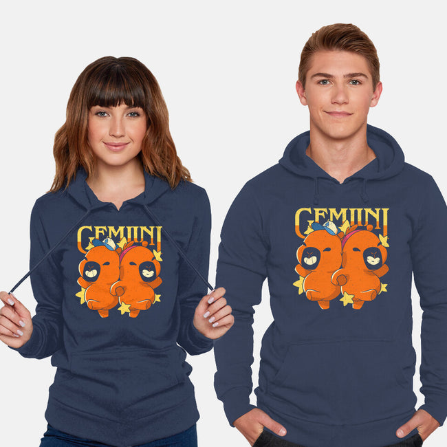Capybara Gemini-Unisex-Pullover-Sweatshirt-mmandy
