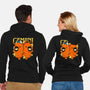 Capybara Gemini-Unisex-Zip-Up-Sweatshirt-mmandy