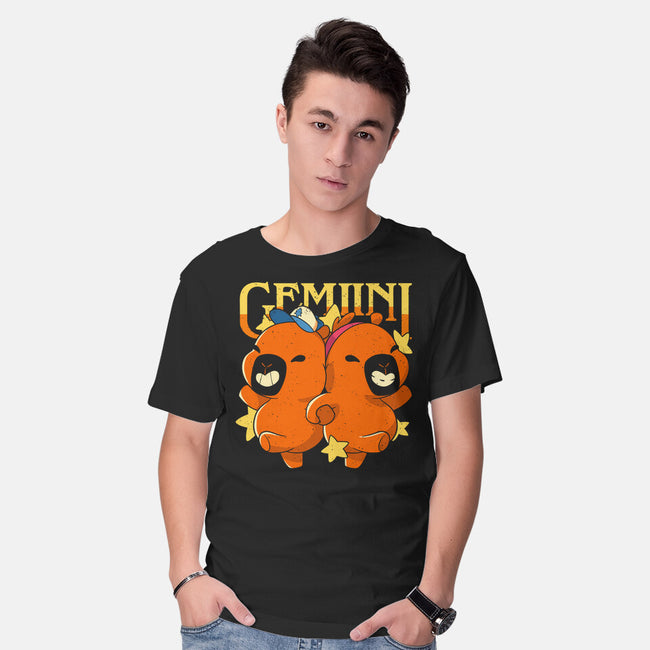 Capybara Gemini-Mens-Basic-Tee-mmandy