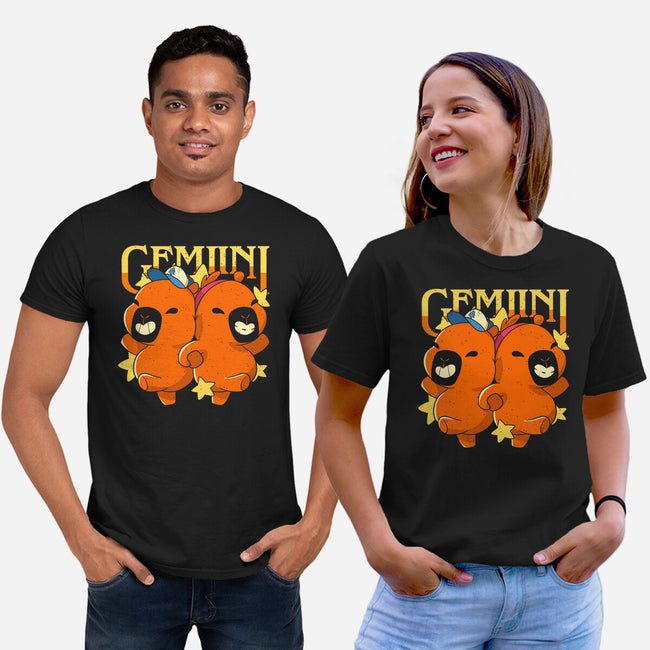 Capybara Gemini-Unisex-Basic-Tee-mmandy