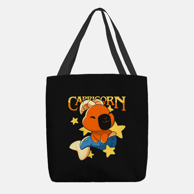 Capybara Capricorn-None-Basic Tote-Bag-mmandy