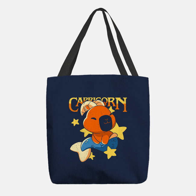 Capybara Capricorn-None-Basic Tote-Bag-mmandy