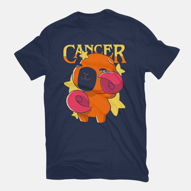 Capybara Cancer-Unisex-Basic-Tee-mmandy