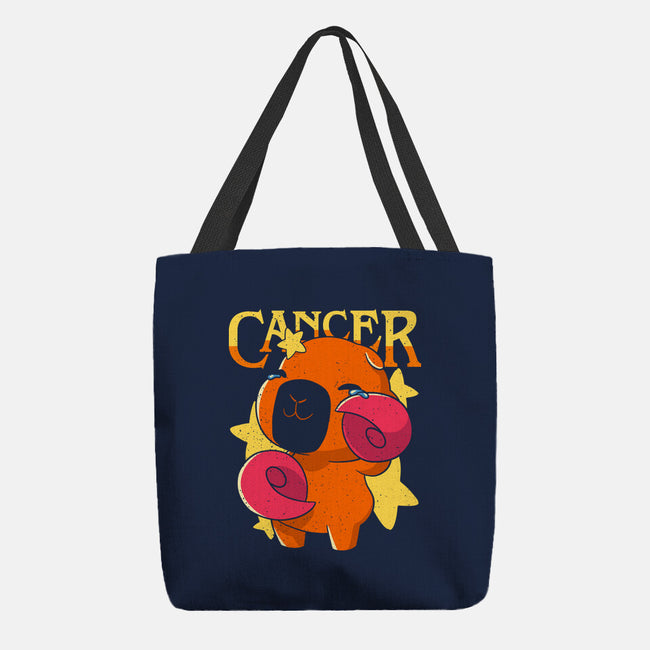 Capybara Cancer-None-Basic Tote-Bag-mmandy