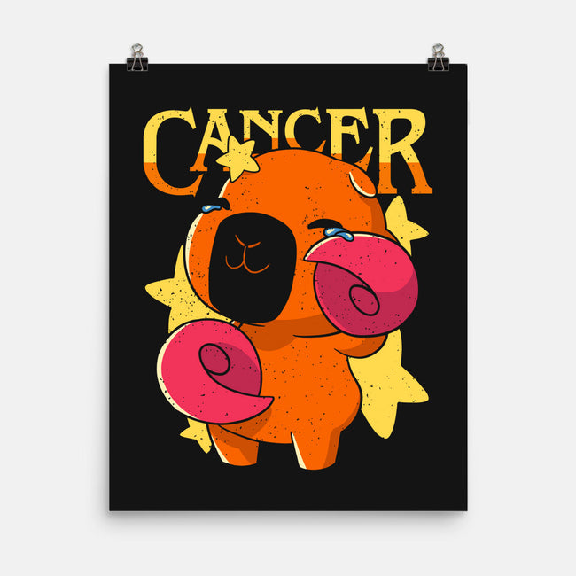 Capybara Cancer-None-Matte-Poster-mmandy