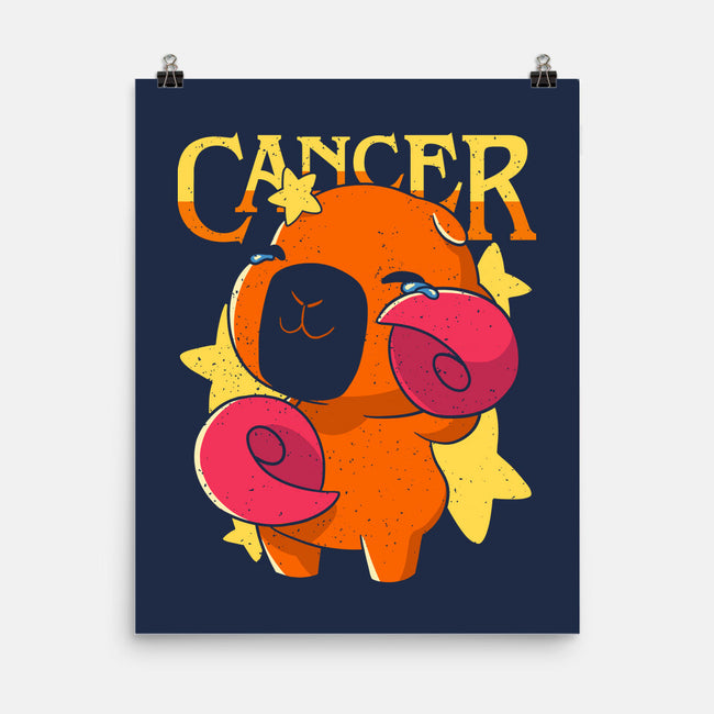 Capybara Cancer-None-Matte-Poster-mmandy