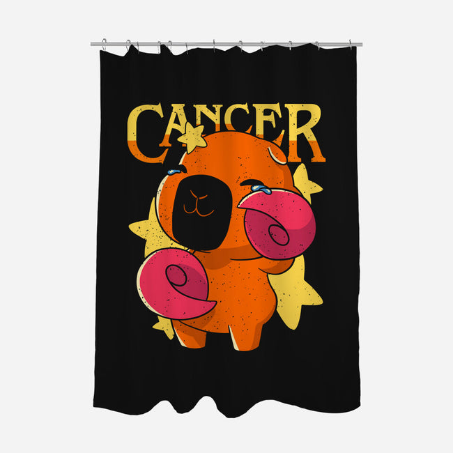 Capybara Cancer-None-Polyester-Shower Curtain-mmandy