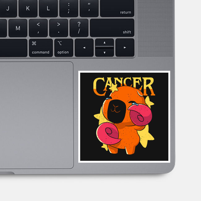 Capybara Cancer-None-Glossy-Sticker-mmandy