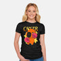 Capybara Cancer-Womens-Fitted-Tee-mmandy