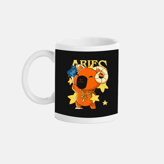 Capybara Aries-None-Mug-Drinkware-mmandy