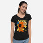 Capybara Aries-Womens-V-Neck-Tee-mmandy